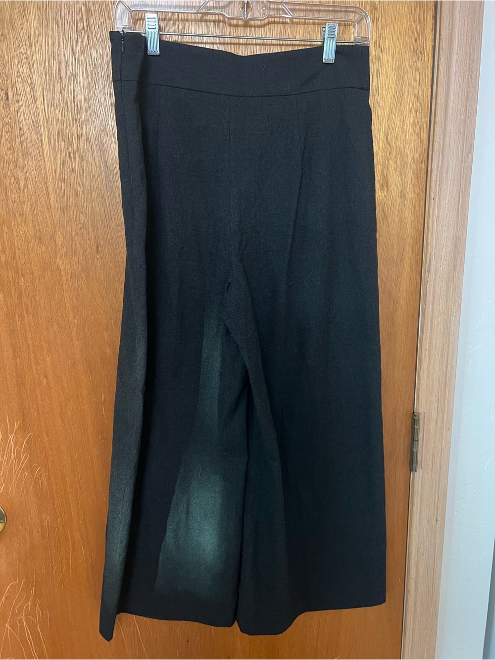 Zara Dark Gray Wide-Leg Culottes